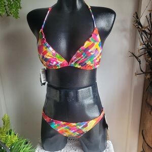 Bswim Bikini Swimsuit Multi Colored L